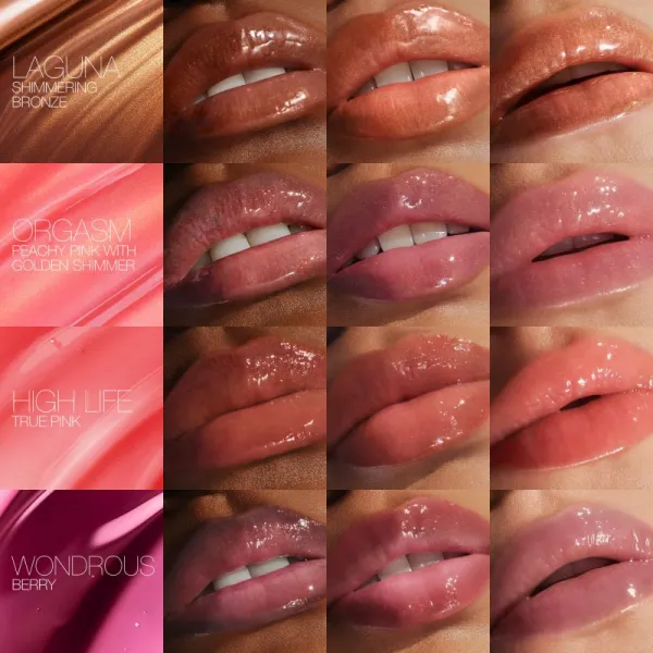 NARS AFTERGLOW olej na pery odtieň ORGASM 5.7 ml