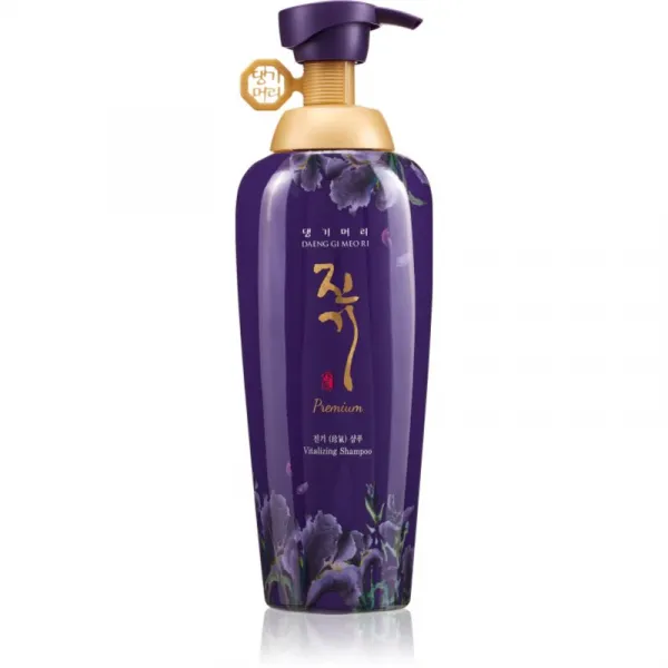 DAENG GI MEO RI Jin Gi Premium Vitalizing Shampoo obnovujúci šampón pre veľmi poškodené krehké vlasy stimulujúci rast vlasov 500 ml