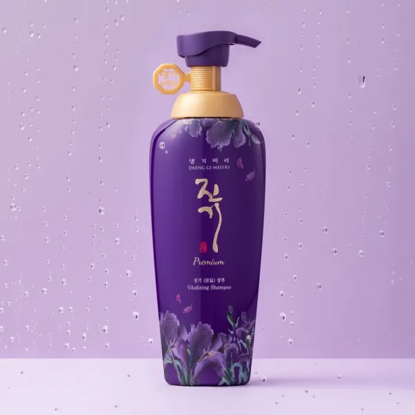 DAENG GI MEO RI Jin Gi Premium Vitalizing Shampoo obnovujúci šampón pre veľmi poškodené krehké vlasy stimulujúci rast vlasov 500 ml
