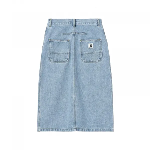 Carhartt WIP Colby Skirt W "Blue Stone Bleached" (I033334-0112)