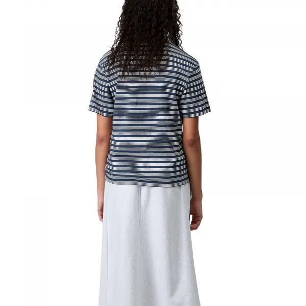 Carhartt WIP T-Shirt Sydney Stripe W "Dusky Blue" (I034494-2S3XX)