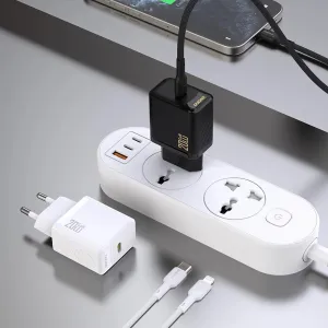Dudao A26 GaN sieťová nabíjačka USB-C 20W, čierna