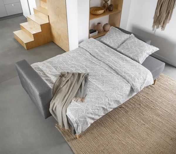 Eltap Rozkládací pohovka ASGARD 233 cm Sawana 05 tmavě šedá