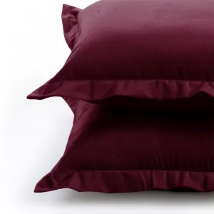Súprava 2 ks obliečok na vankúše AmeliaHome Velvet Side červená, veľkosť 50x70