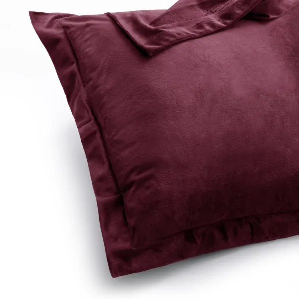 Súprava 2 ks obliečok na vankúše AmeliaHome Velvet Side červená, veľkosť 50x70