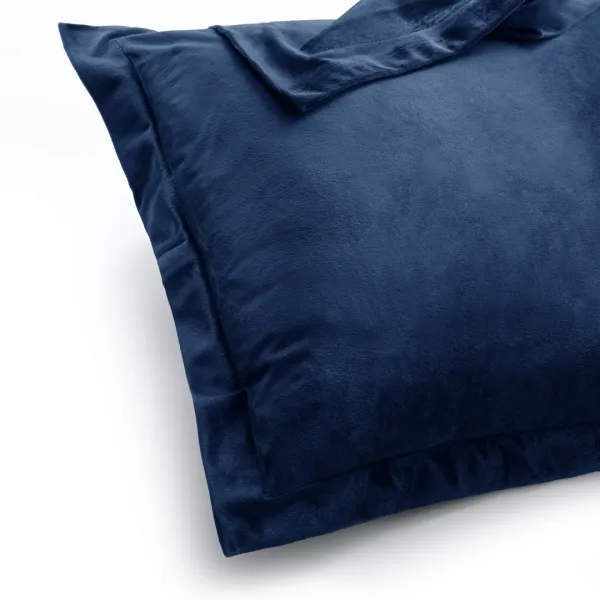 Súprava 2 ks obliečok na vankúše AmeliaHome Velvet Side indigová, veľkosť 50x70