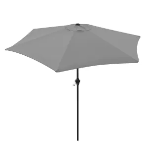 LONGWELL INDUSTRIAL LTD Záhradný slnečník PLUGO 210 cm sivý