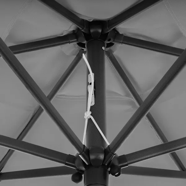 LONGWELL INDUSTRIAL LTD Záhradný slnečník PLUGO 210 cm sivý