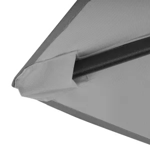 LONGWELL INDUSTRIAL LTD Záhradný slnečník PLUGO 210 cm sivý