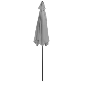 LONGWELL INDUSTRIAL LTD Záhradný slnečník PLUGO 210 cm sivý