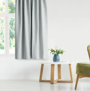 Záves AmeliaHome Blackout s priechodkami svetlosivý, veľkosť 140x270