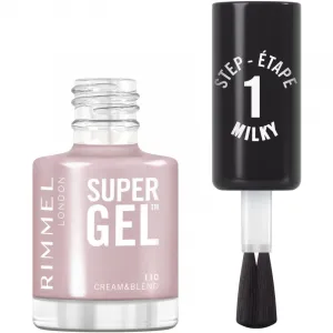 Rimmel Super Gel gélový lak na nechty bez použitia UV/LED lampy odtieň 110 Cream & Blend 12 ml