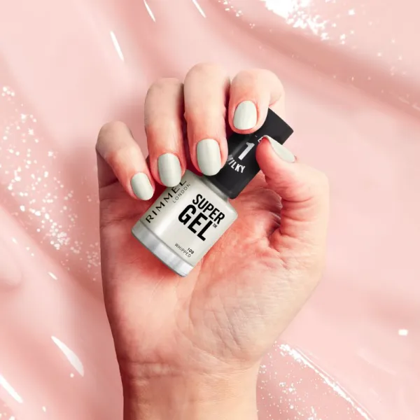 Rimmel Super Gel gélový lak na nechty bez použitia UV/LED lampy odtieň 109 Whipped 12 ml