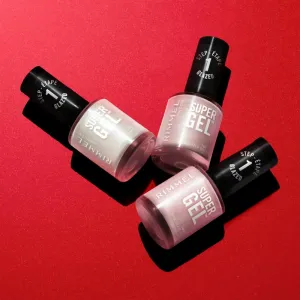 Rimmel Super Gel gélový lak na nechty bez použitia UV/LED lampy odtieň 107 Glazed Out 12 ml