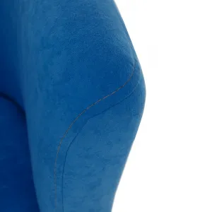 KONDELA Cuba konferenčné kreslo modrá