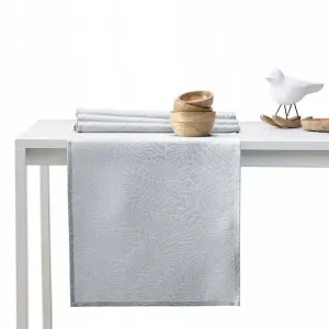 Běhoun na stůl AmeliaHome Gaia světle šedý, veľkosť 30x80