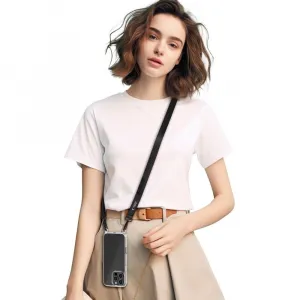 Tech-Protect Rope Crossbody šnúrka na mobil, čierna