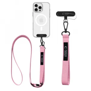 Tech-Protect Rope Crossbody šnúrka na mobil, ružová