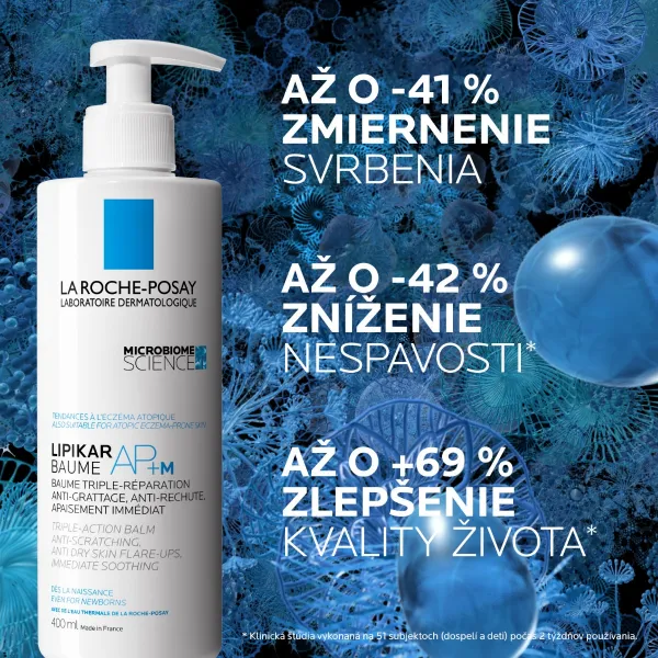 La Roche-Posay Lipikar Baume AP+M relipidačný balzam proti podráždeniu a svrbeniu pokožky 400 ml