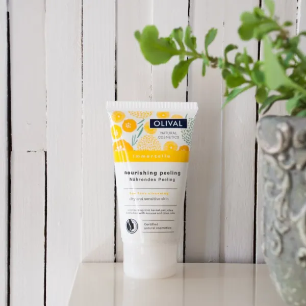 Olival Immortelle Nourishing Peeling jemný pleťový peeling pre suchú a citlivú pokožku 75 ml