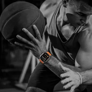 Tech-Protect Nylon Clasp remienok na Apple Watch 44/45/46/49mm, orange