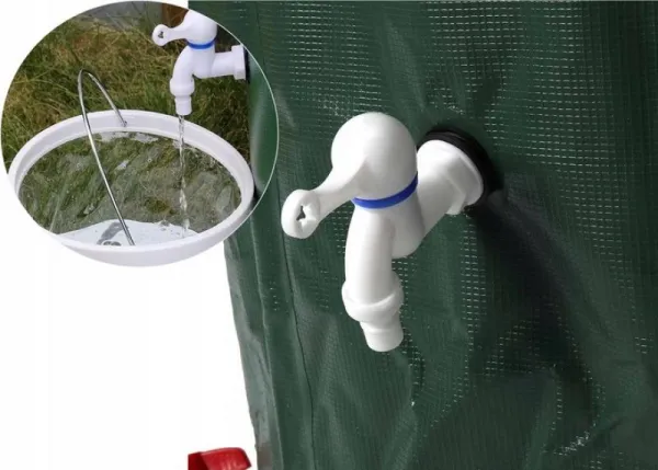 Garden Line Skládací nádoba na dešťovou vodu RAINY 250 l zelená