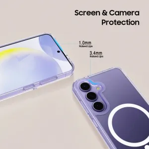 Tech-Protect Flexair Hybrid s MagSafe, Samsung Galaxy S25 Edge, priehľadný