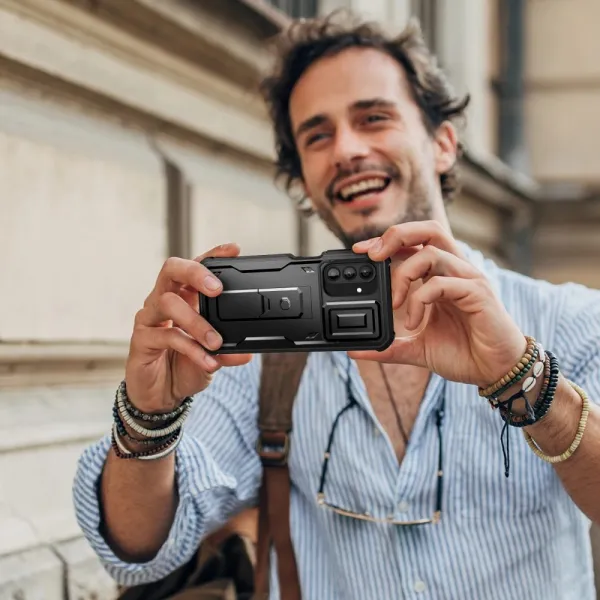 Tech-Protect Kevlar Cam+ kryt, Samsung Galaxy A26 5G, čierny