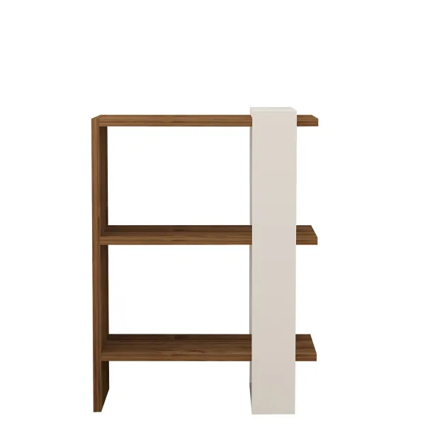 Knižnica Gaye Walnut White