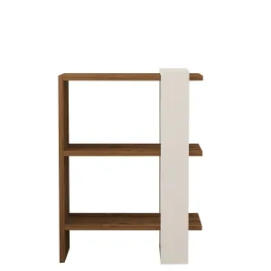 Knižnica Gaye Walnut White