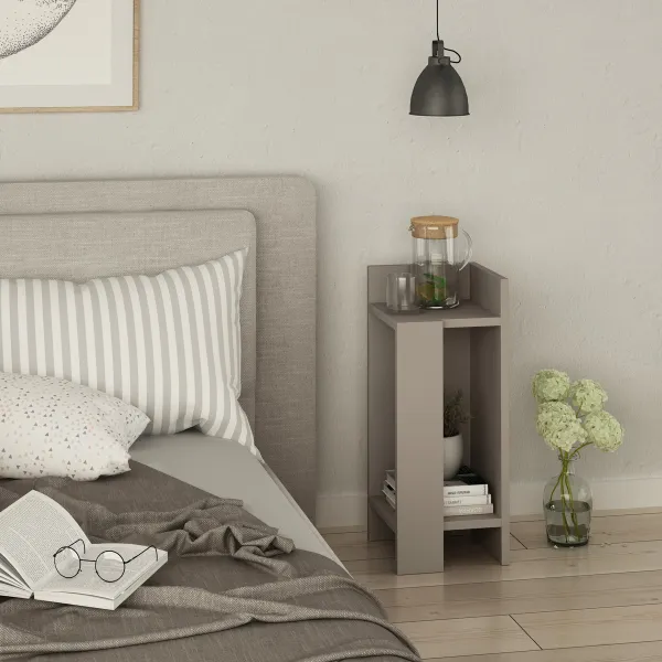 Nočný stolík Elos Right Light Mocha