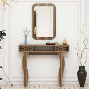 Dekoratívny stôl Damla Walnut