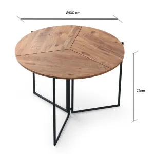 Jedálenský stôl Yaprak Atlantic Pine
