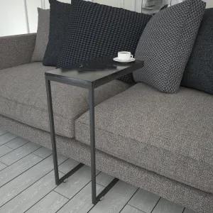Rozkladací stôl Callen Black Marble