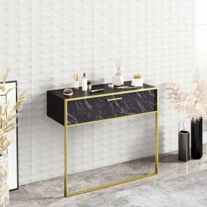 Dekoratívny stôl Polka Black