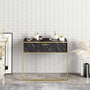 Dekoratívny stôl Polka Black