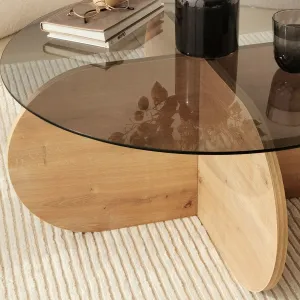 Konferenčný stolík Bubble Sapphire Oak Fume