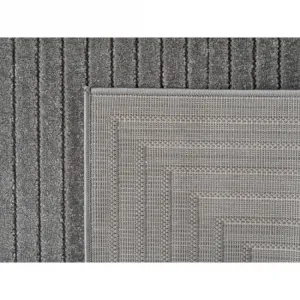 Koberec Nova 3D geometria, sivý