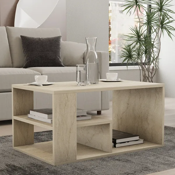 Konferenčný stolík Eros - Travertine