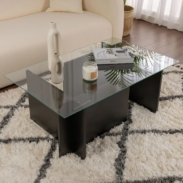 Konferenčný stolík Vetrino - Wood Black