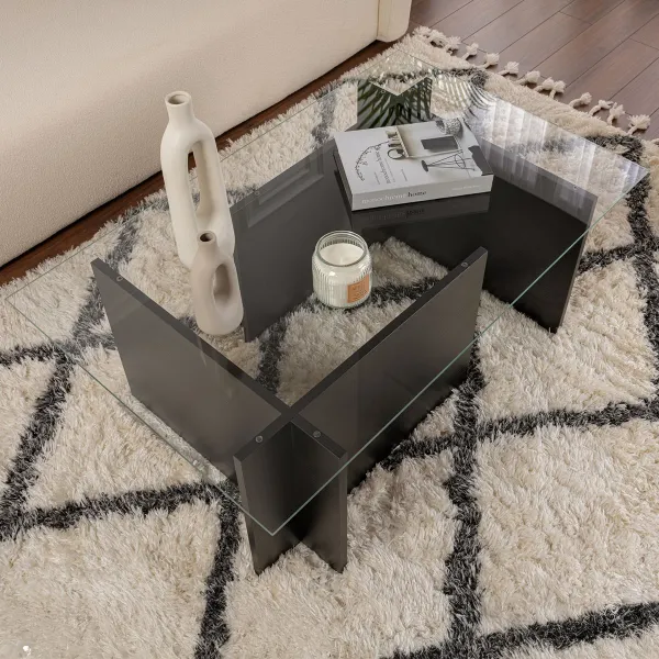 Konferenčný stolík Vetrino - Wood Black