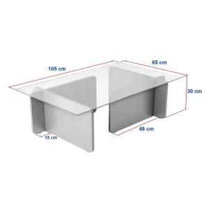 Konferenčný stolík Flavio - Walnut