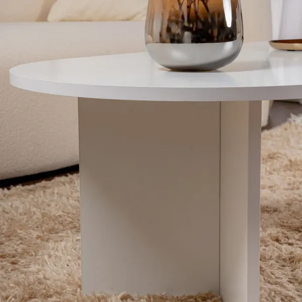 Konferenčný stolík Sable White