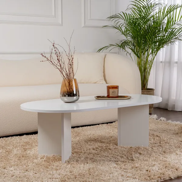 Konferenčný stolík Sable White