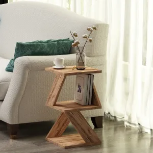 Príručný stolík / Odkladací stolík Albeni - Atlantic Pine