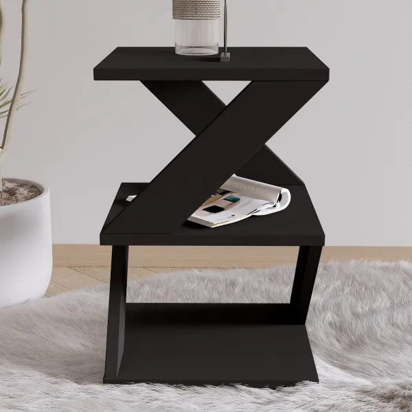 Príručný stolík / Odkladací stolík Albeni - Black