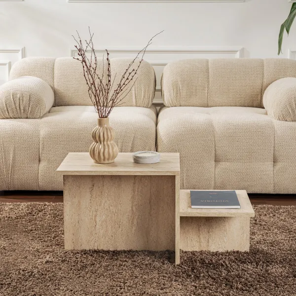 Konferenčný stolík Harmony - Travertine