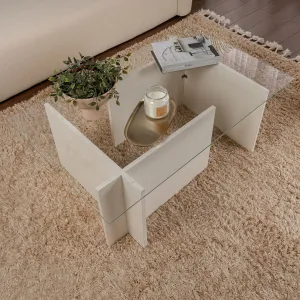 Konferenčný stolík Vetrino - Wooden White