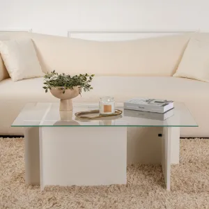 Konferenčný stolík Vetrino - Wooden White