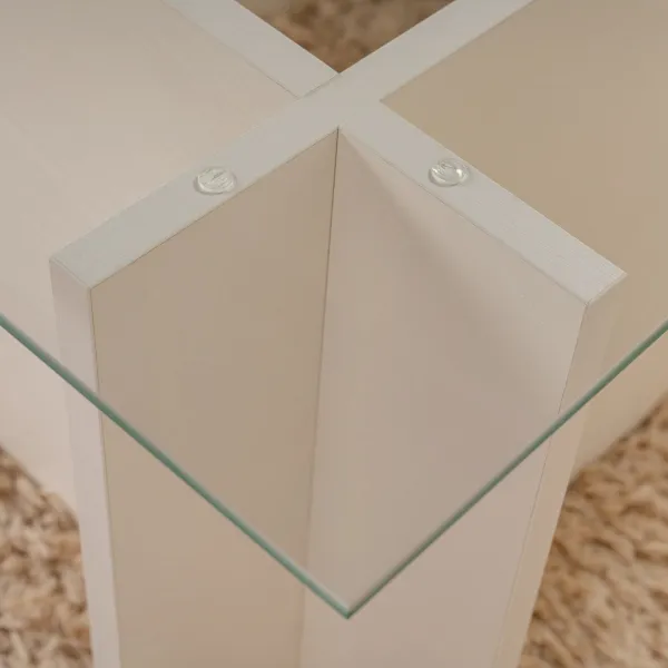 Konferenčný stolík Vetrino - Wooden White